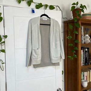 **SOLD** Color block cardigan with pockets